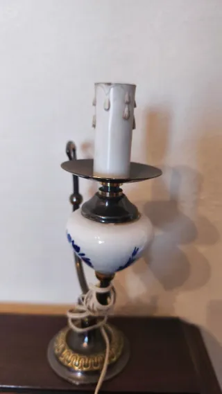 Lampadario in ceramica e metallo