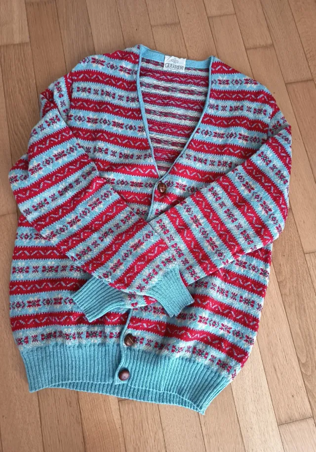 Cardigan uomo vintage anni '90