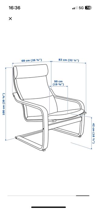Sillón+reposp+cojines regalo Poäng Ikea