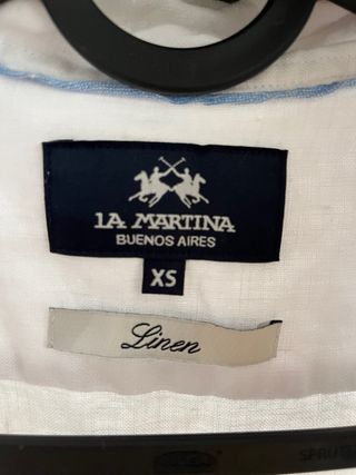 Camisa Lino La Martina XS 9€ cada una, 16€ las dos