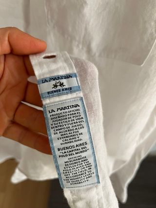 Camisa Lino La Martina XS 9€ cada una, 16€ las dos