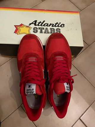 Atlantic Stars Scarpe Uomo Tg 42 Rosse