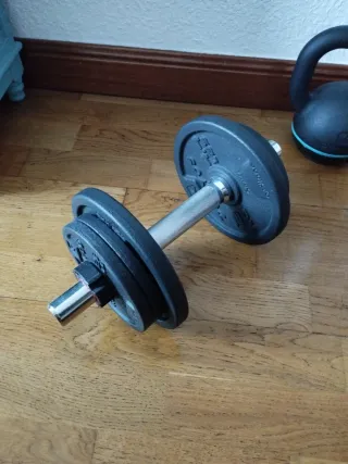 Pesas de disco 10 kg TOTAL 1 SOLO JUEGO