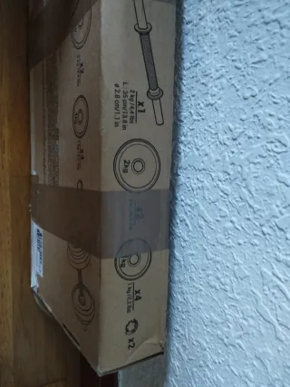 Pesas de disco 10 kg TOTAL 1 SOLO JUEGO