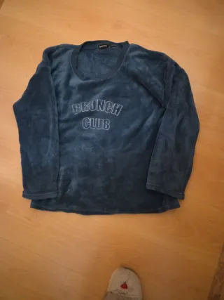 Pijama Invierno Azul y Blanco