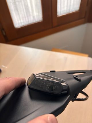 Portamatriculas moto con luz LED