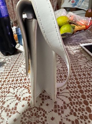 Borsa Christian Dior bianca con logo CD