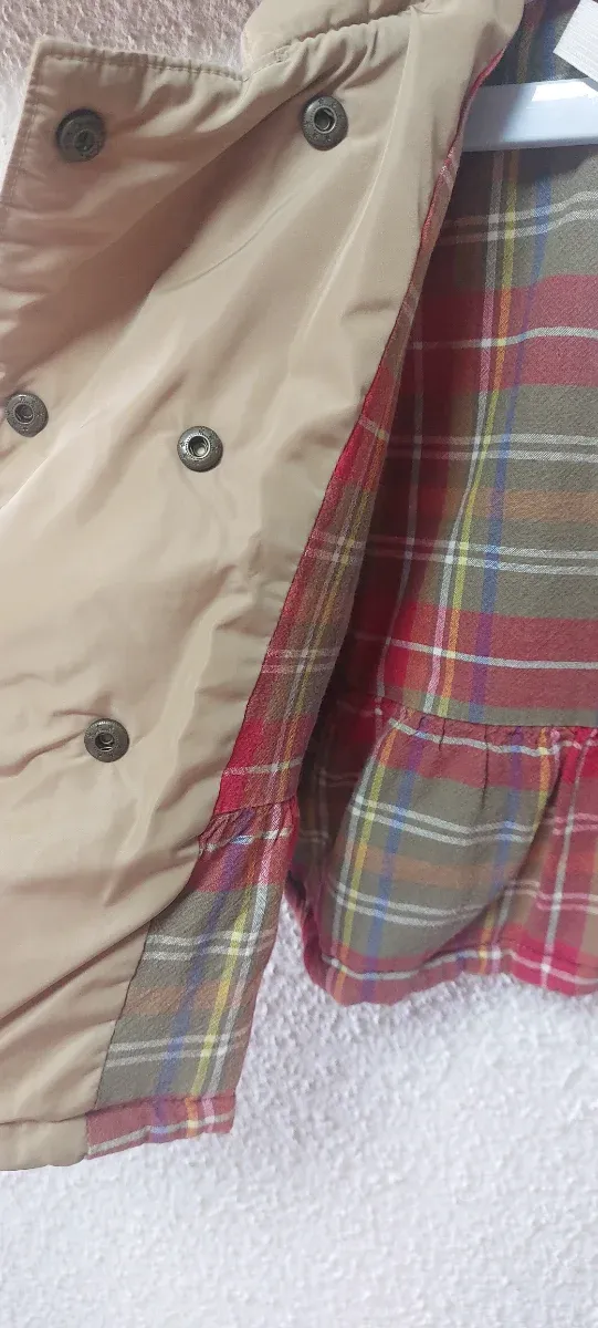 Abrigo acolchado niña