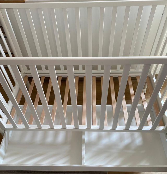 Culla/lettino Foppapedretti + materasso Viroclean