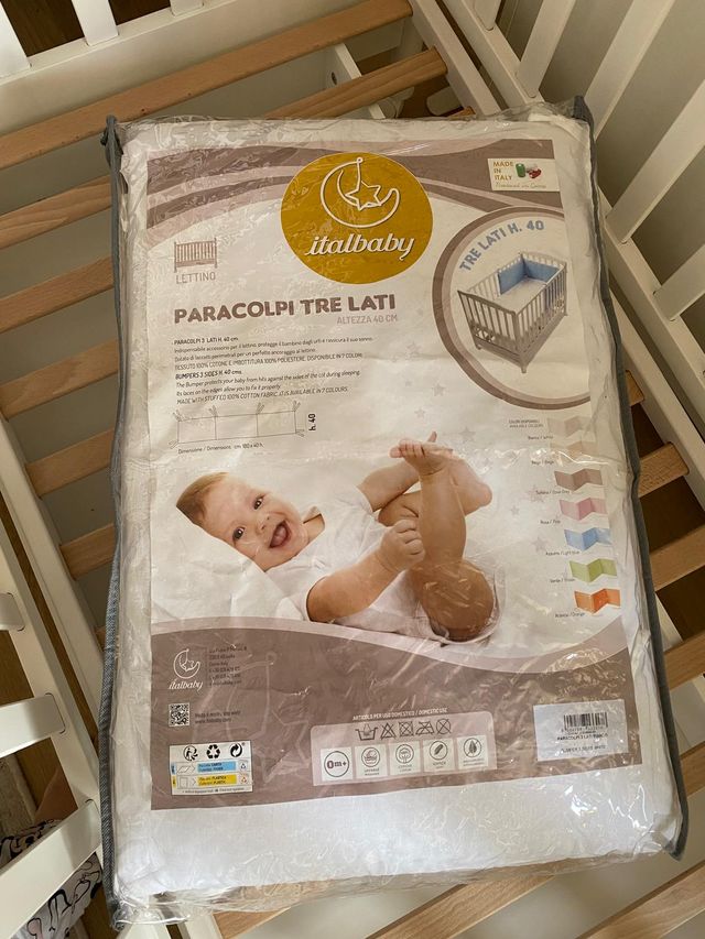 Culla/lettino Foppapedretti + materasso Viroclean