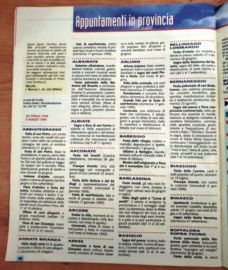TuttoCittà Lodi e Provincia Milano 1998-1999