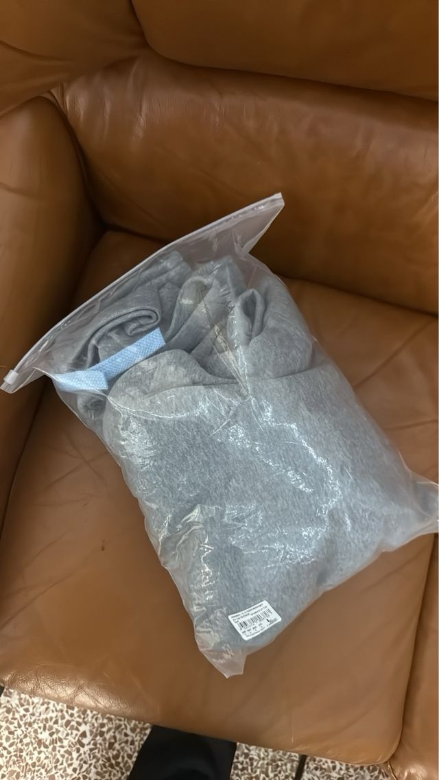 Conjunto chándal gris y azul