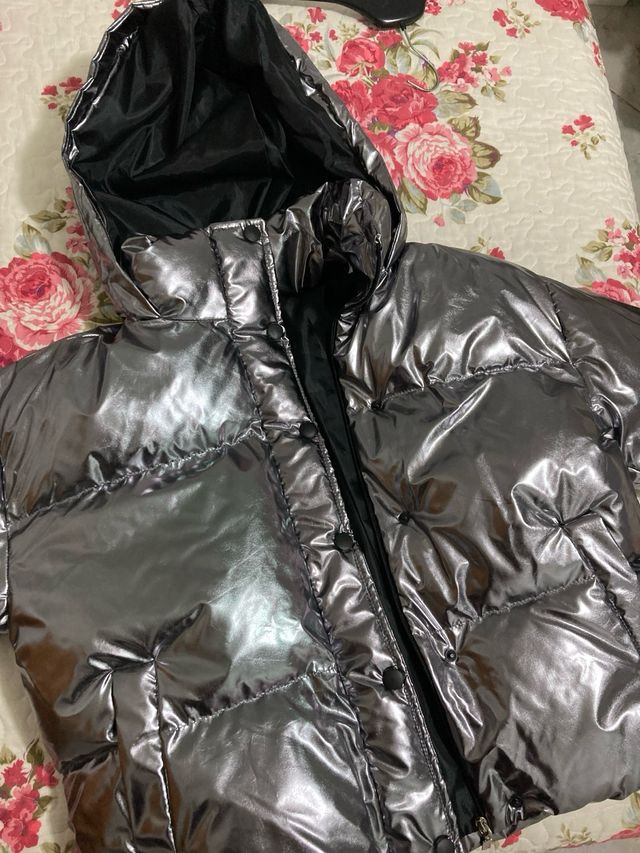 Cappotto Argento Lucido