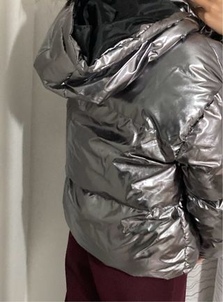 Cappotto Argento Lucido