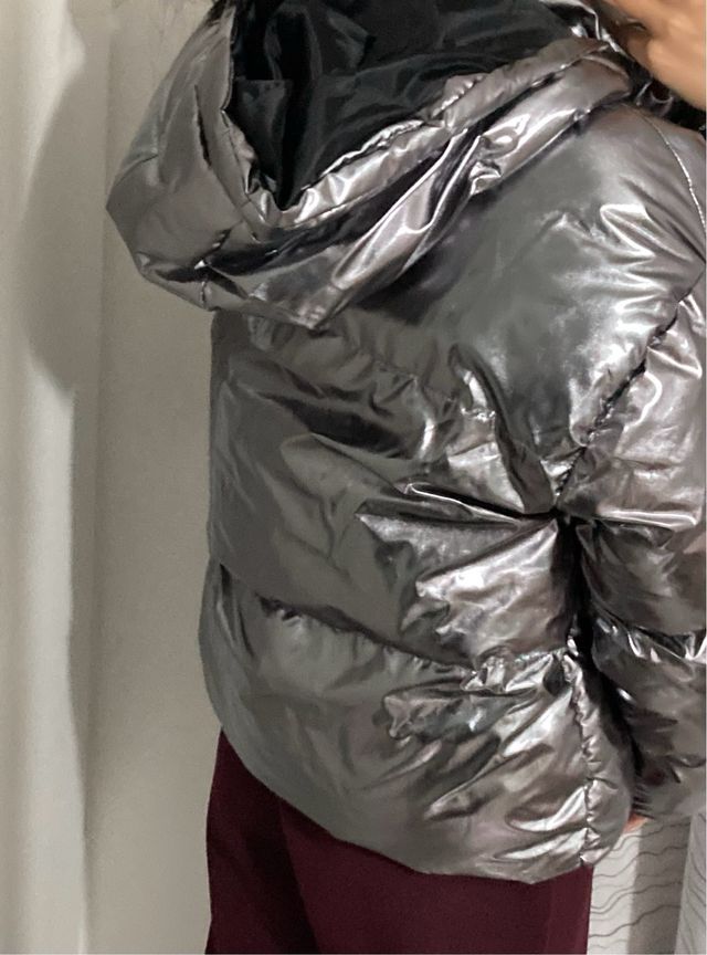 Cappotto Argento Lucido