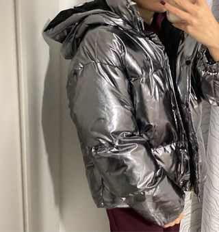 Cappotto Argento Lucido