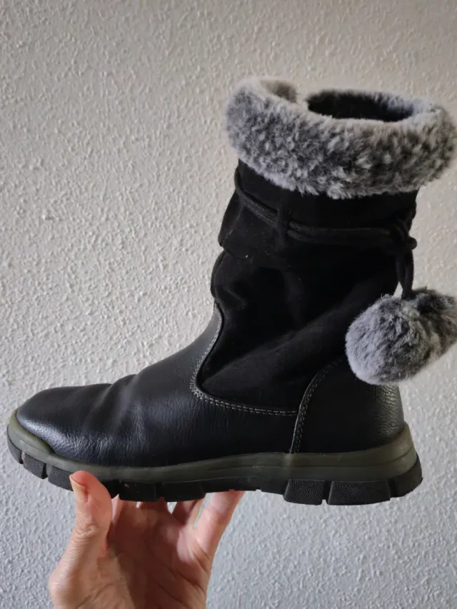 Botas niña piel 33
