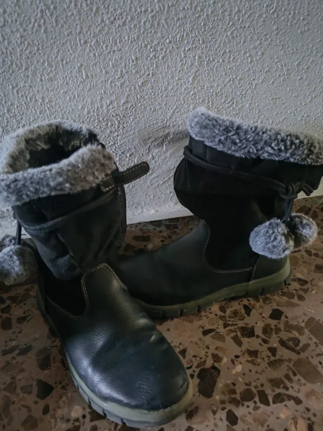 Botas niña piel 33