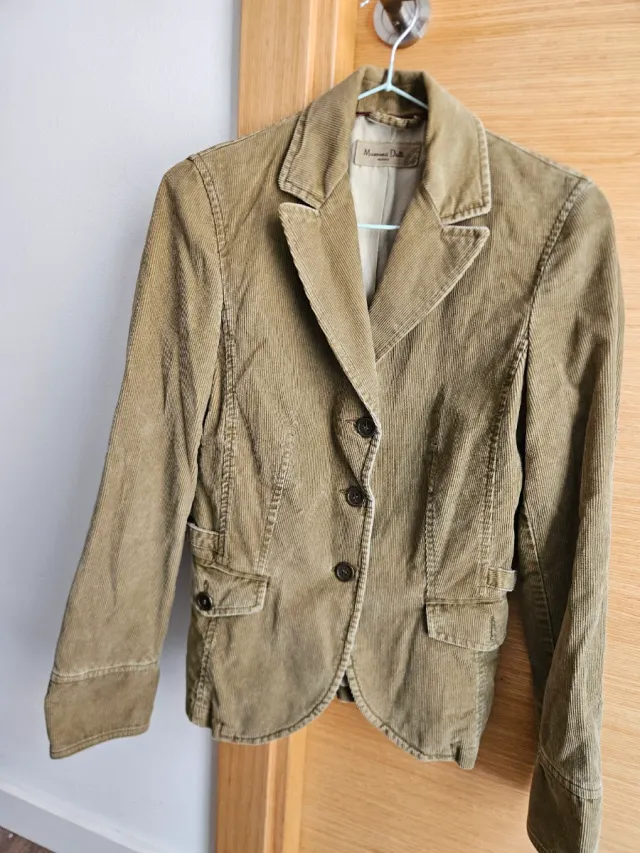 Chaqueta de pana Massimo Dutti marrón