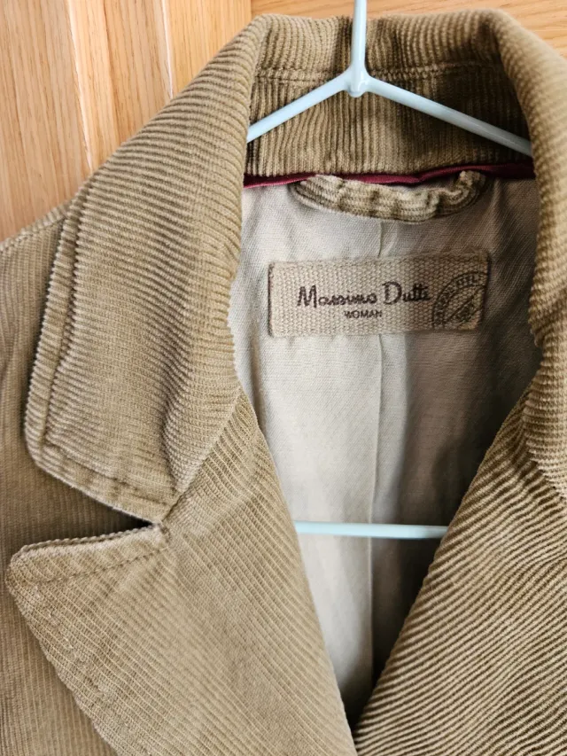 Chaqueta de pana Massimo Dutti marrón