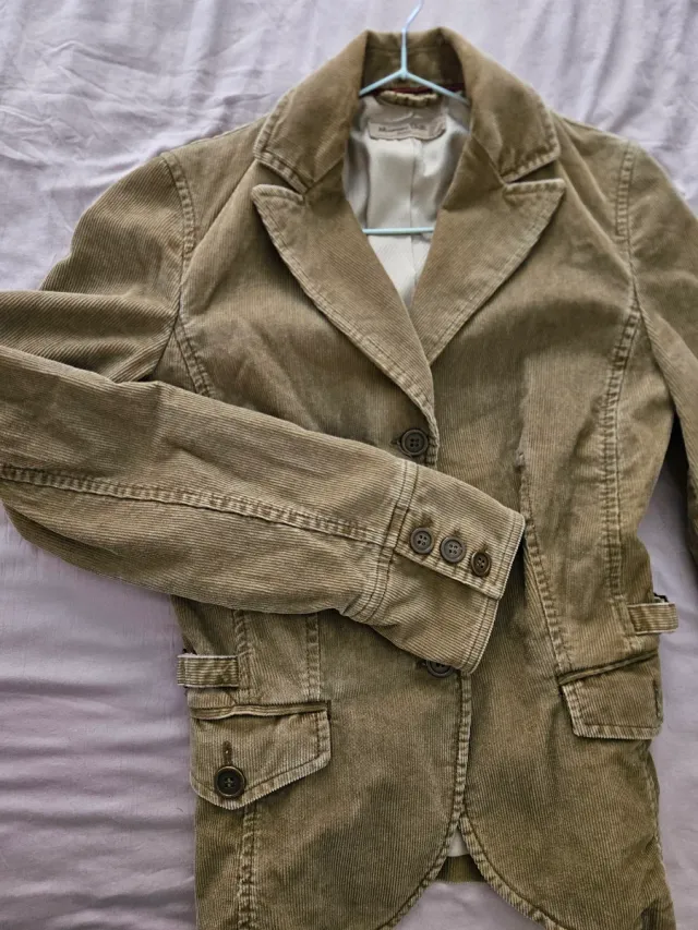 Chaqueta de pana Massimo Dutti marrón