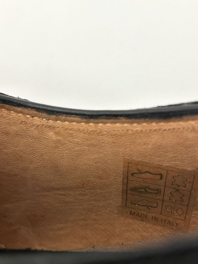 Nuove Scarpe uomo derby vera pelle N. 43