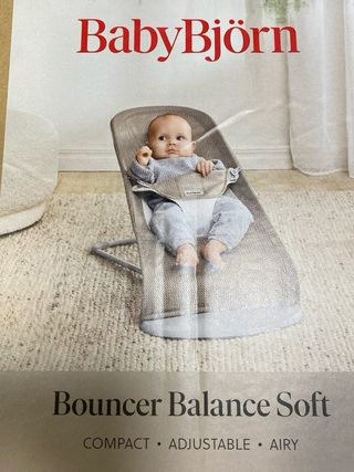 Hamaca BabyBjörn Balance Soft Malla Gris
