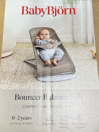 Hamaca BabyBjörn Balance Soft Malla Gris