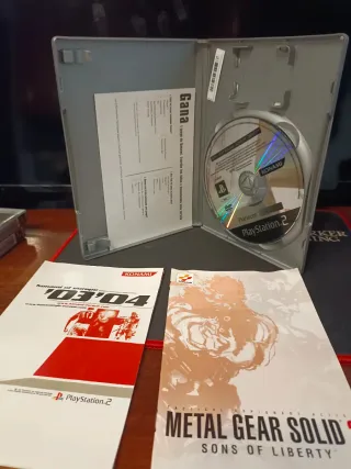 Metal Gear Solid 2 PS2 PAL Español