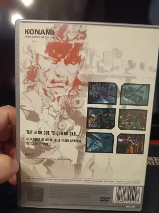 Metal Gear Solid 2 PS2 PAL Español