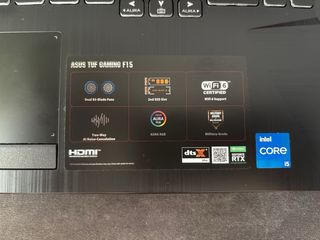 Portátil Gaming Asus TUF F15 Negro