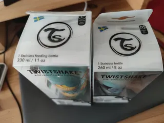 Biberones Twistshake Acero Inoxidable M y L