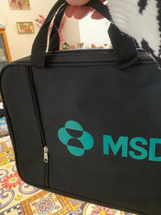 Borsa porta documenti/PC MSD nera