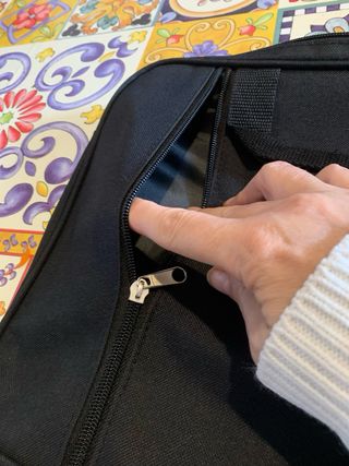 Borsa porta documenti/PC MSD nera