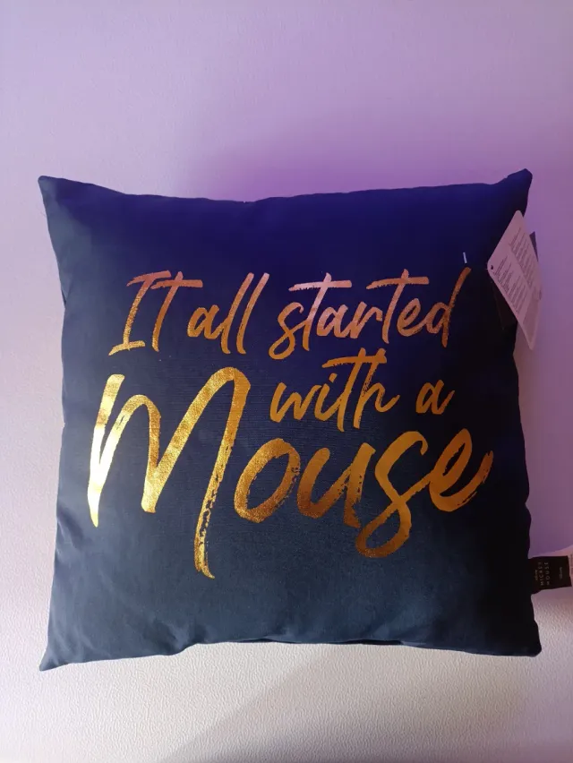 Cojín Mickey Mouse 1928 Dorado