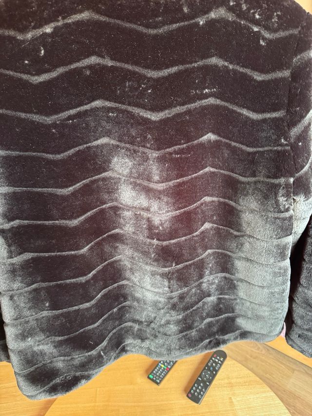 Chaquetón negro mujer