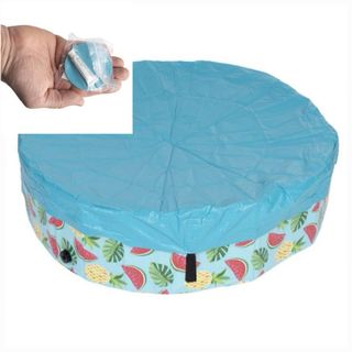 Piscina plegable c/ cubierta para niños o mascotas