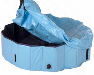 Piscina plegable c/ cubierta para niños o mascotas