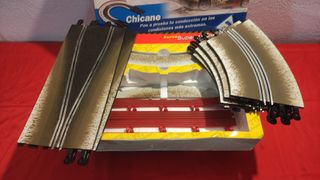 Curva super-deslizante efecto barro Scalextric