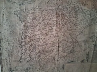 Mapa antiguo Península Ibérica