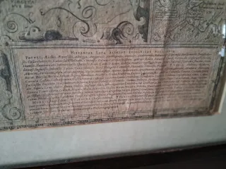 Mapa antiguo Península Ibérica