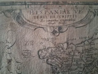 Mapa antiguo Península Ibérica