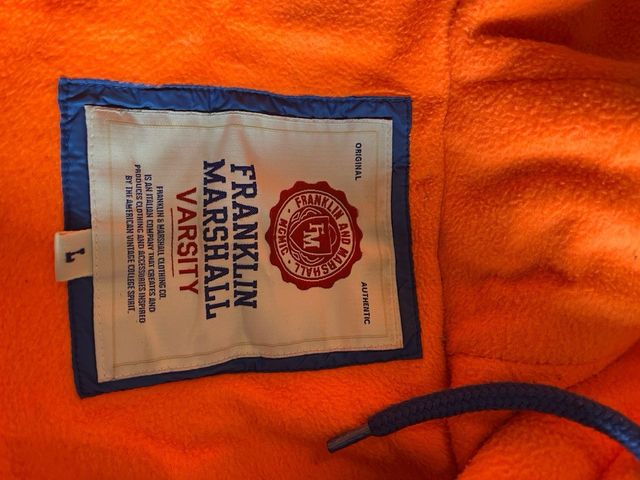 Cortavientos Franklin & Marshall Azul Naranja