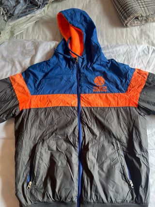 Cortavientos Franklin & Marshall Azul Naranja