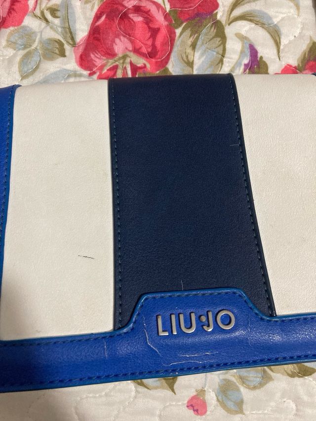 Borsa Liu Jo Blu e Bianca