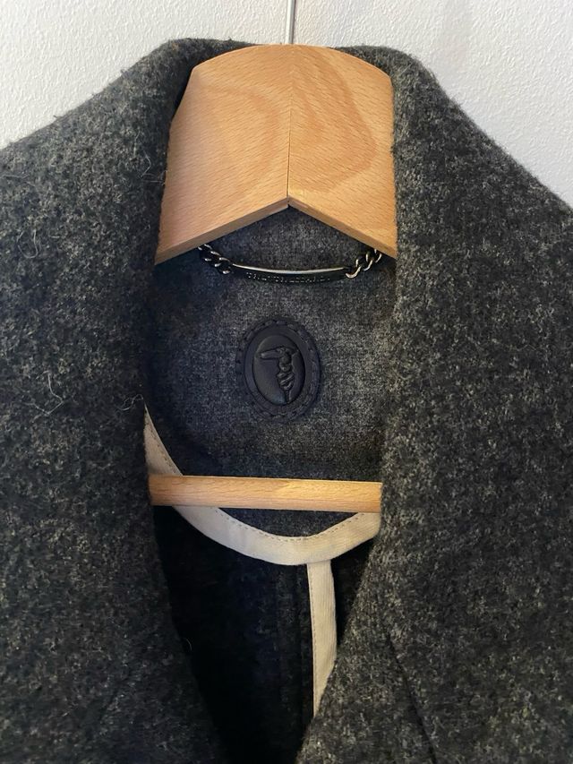 Abrigo TRU Trussardi Gris