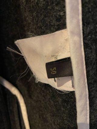 Abrigo TRU Trussardi Gris