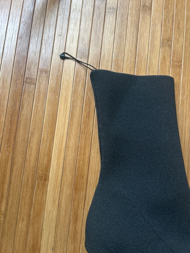 Botines tacón grueso negro