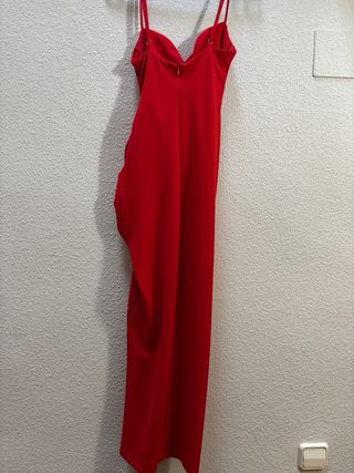 Vestido Zara Rojo Talla XS