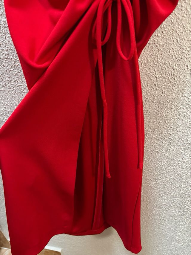 Vestido Zara Rojo Talla XS